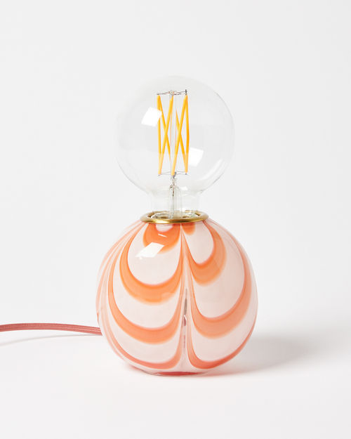 Dulce Orange Glass Desk &...