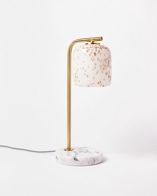 Cosmo Glass & Marble Desk &...