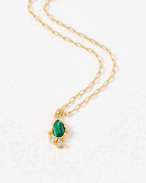 Urmi Malachite Molten Gold...