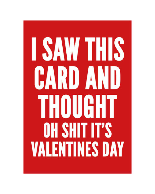 Saw This Valentine's Day Card