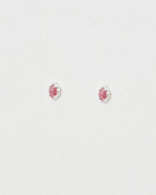 Dara Pink Rhodonite Silver...