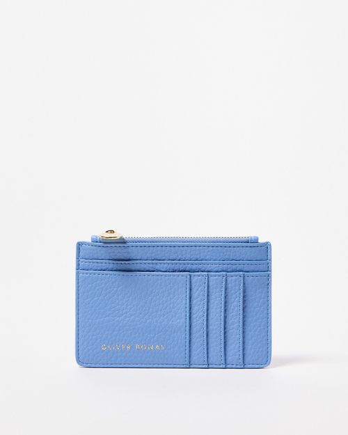 Rita Denim Blue Card Holder