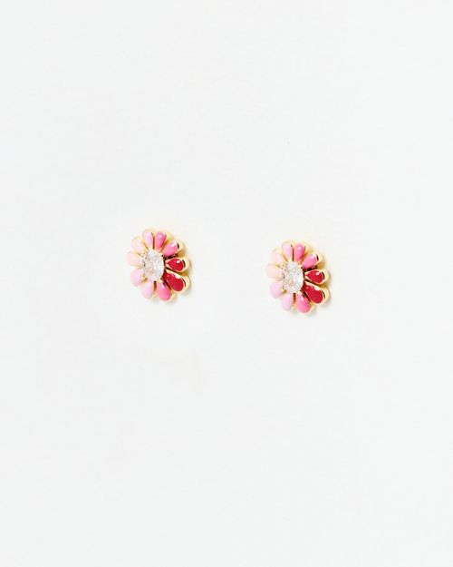 Lily Ombre Pink Flower Stud...