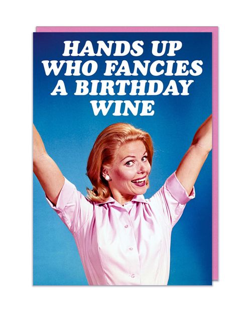 Fancy a Wine Mother's Day Card