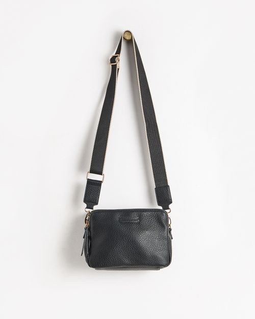 Isla Black Crossbody Bag