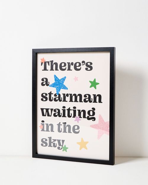 Starman Framed Wall Art