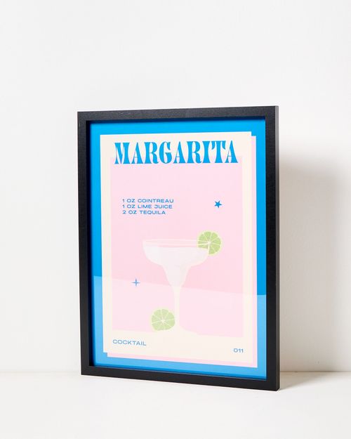 Margarita Cocktail Framed...