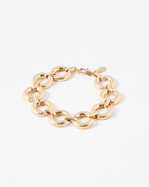 Mila Chunky Circular Gold...