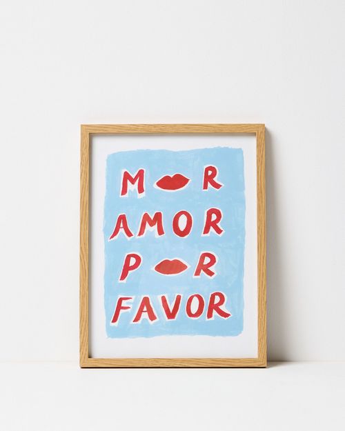 Mor Amor Por Favor Framed...