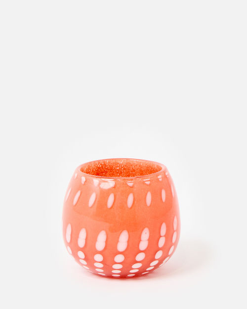 Dotty Red & Pink Glass...