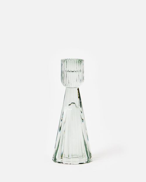 Ula Grey Glass Candlestick...