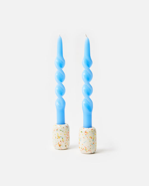 Splatter Ceramic Candlestick...