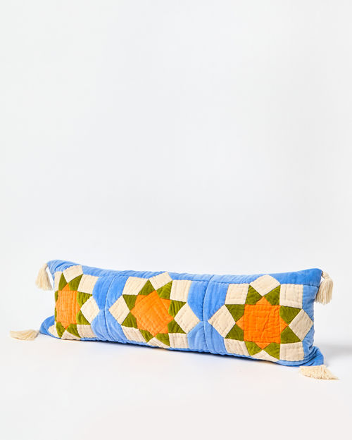 Patchwork Quilted Blue...
