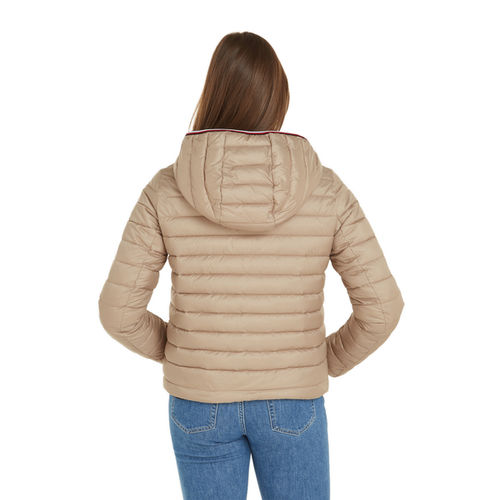 Quilted down jacket