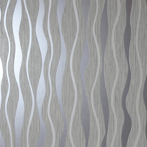Arthouse Metallic Wave Grey...