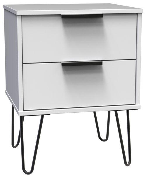 Verona 2 Drawer Bedside Table...