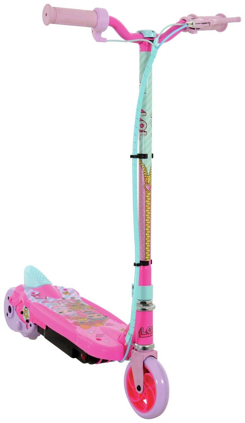 chad valley tilt and turn folding scooter pink