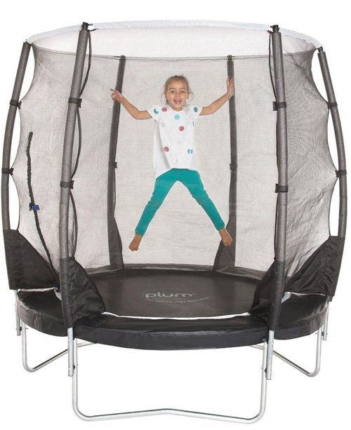 Plum Magnitude 6ft Outdoor Kids Trampoline with Enclosure