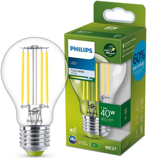 Philips 2.3W - 40W LED ES...