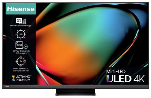 Hisense 65 Inch 65U8KQTUK...