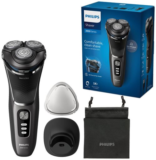 Philips 3000 Series Wet & Dry Electric Shaver S3143/00, £120.00