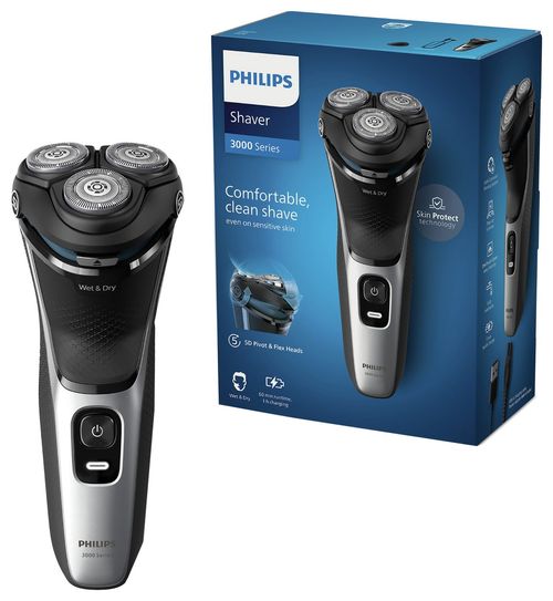 Philips 3000 Series Wet & Dry Electric Shaver S3143/00, £120.00