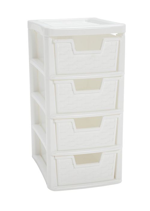 Argos Home Rattan 4 Drawer...