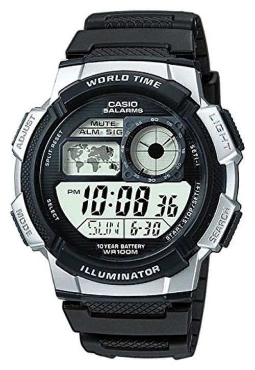 Casio Men's World Time LCD...