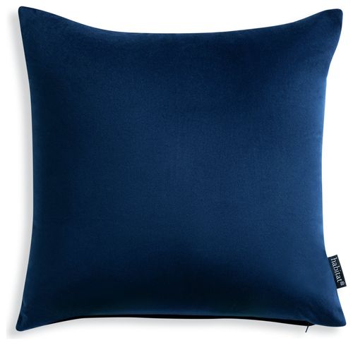 Habitat Velvet Cushion - Navy...