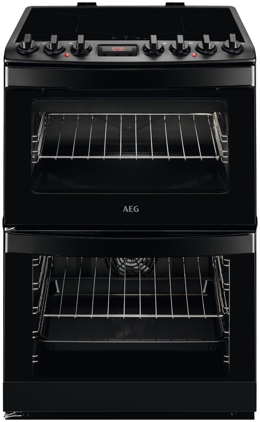New World NWLS60DEB Double Oven Electric Cooker Black Compare