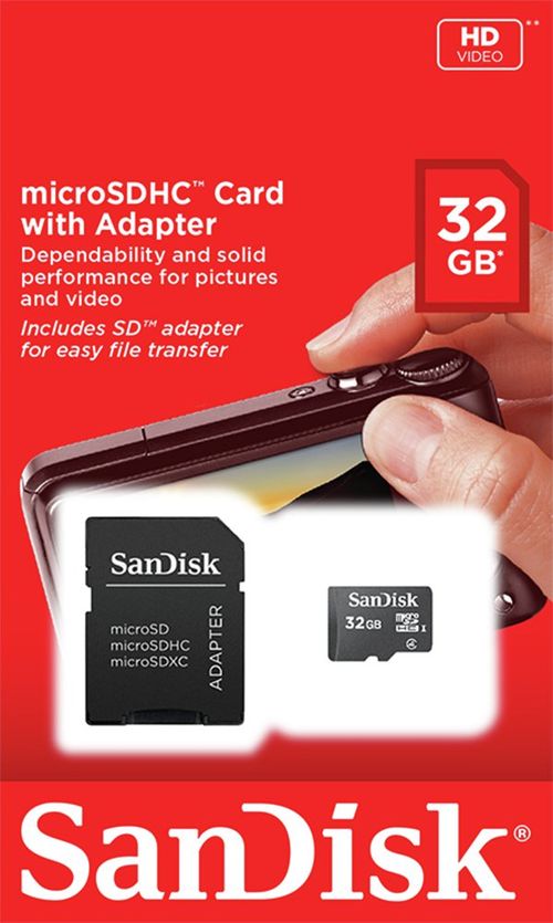 SanDisk Blue Micro SDHC...