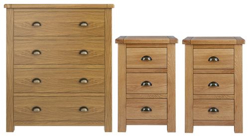 Habitat Kent 2 Bedsides & 4...