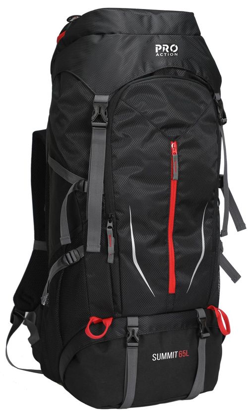 Pro Action Summit 65L Backpack - Black