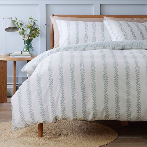 Argos Home Leaf Stripe Green...