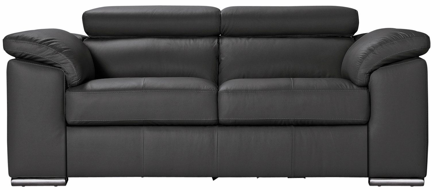 Hygena valencia shop leather sofa