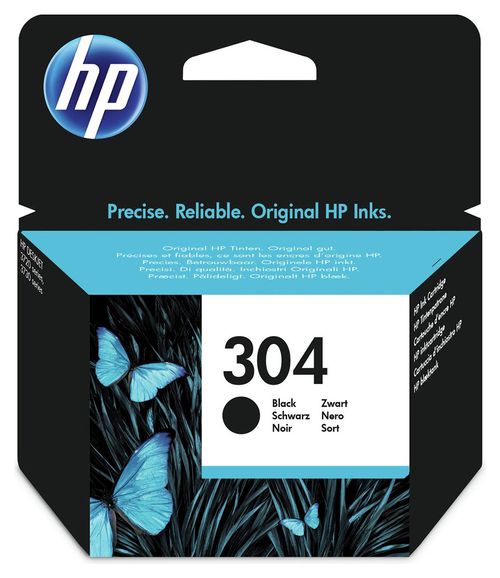 HP 304 Black Original Ink...