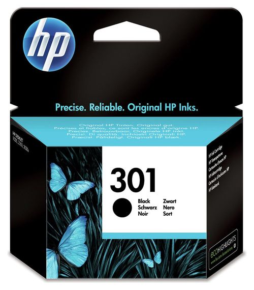 HP 301 Black Original Ink...