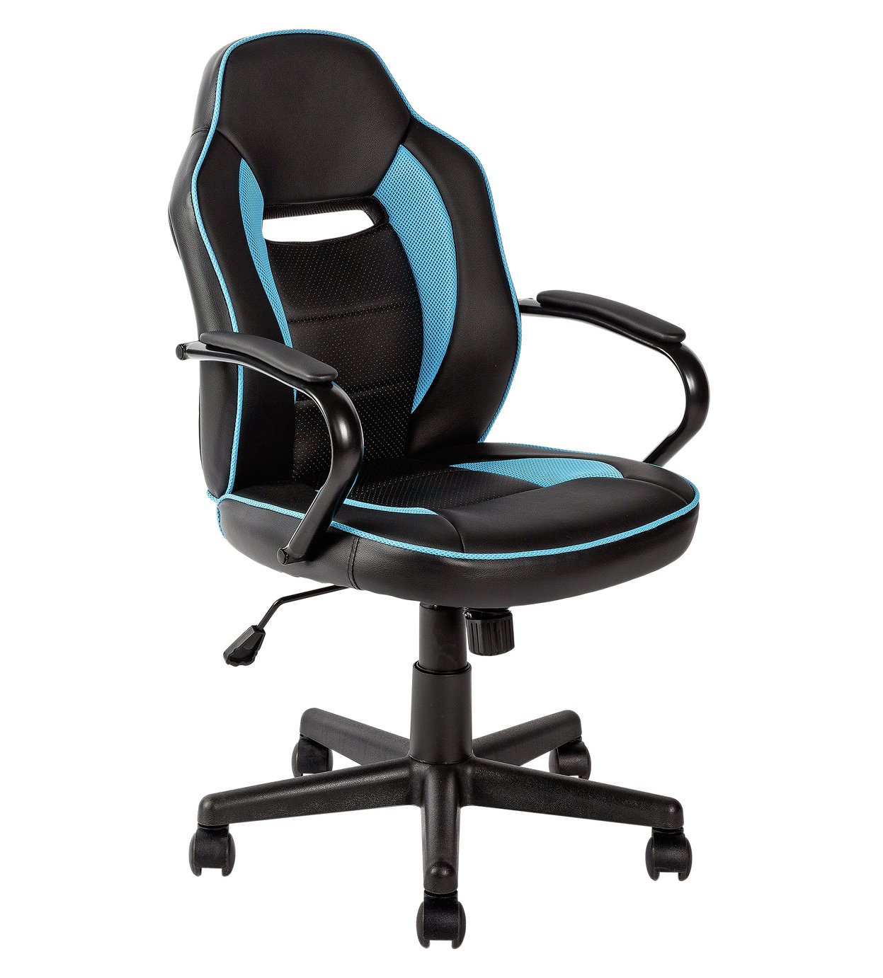 Argos home raptor faux online leather ergonomic gaming chair