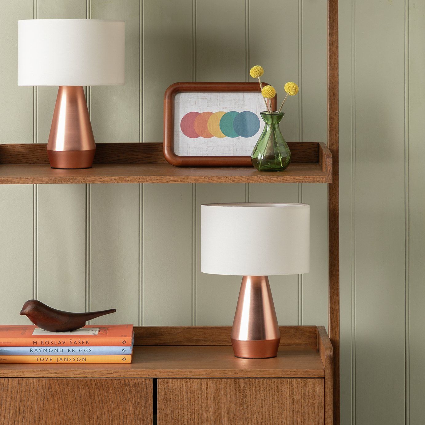 habitat dotty led clamp lamp