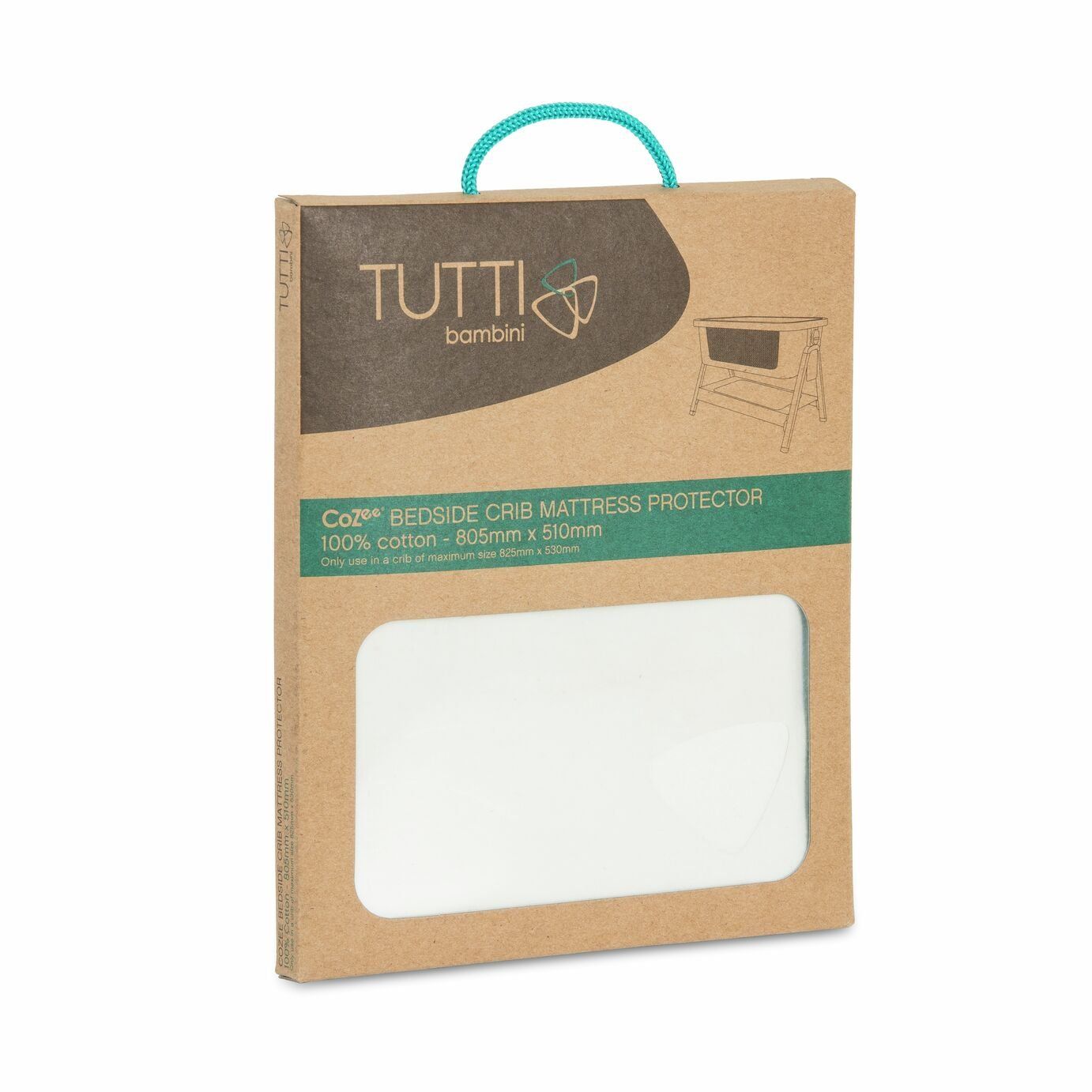 clevamama waterproof mattress protector cot bed 140x70 cm