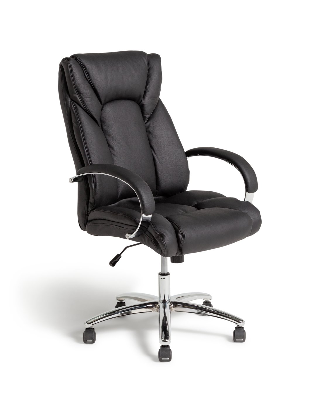 Habitat Leather Faced Office Chair Black Compare Mirror Online