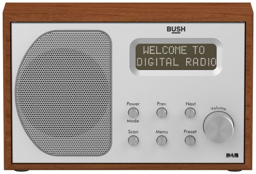 Bush DAB Radio - Brown Wood