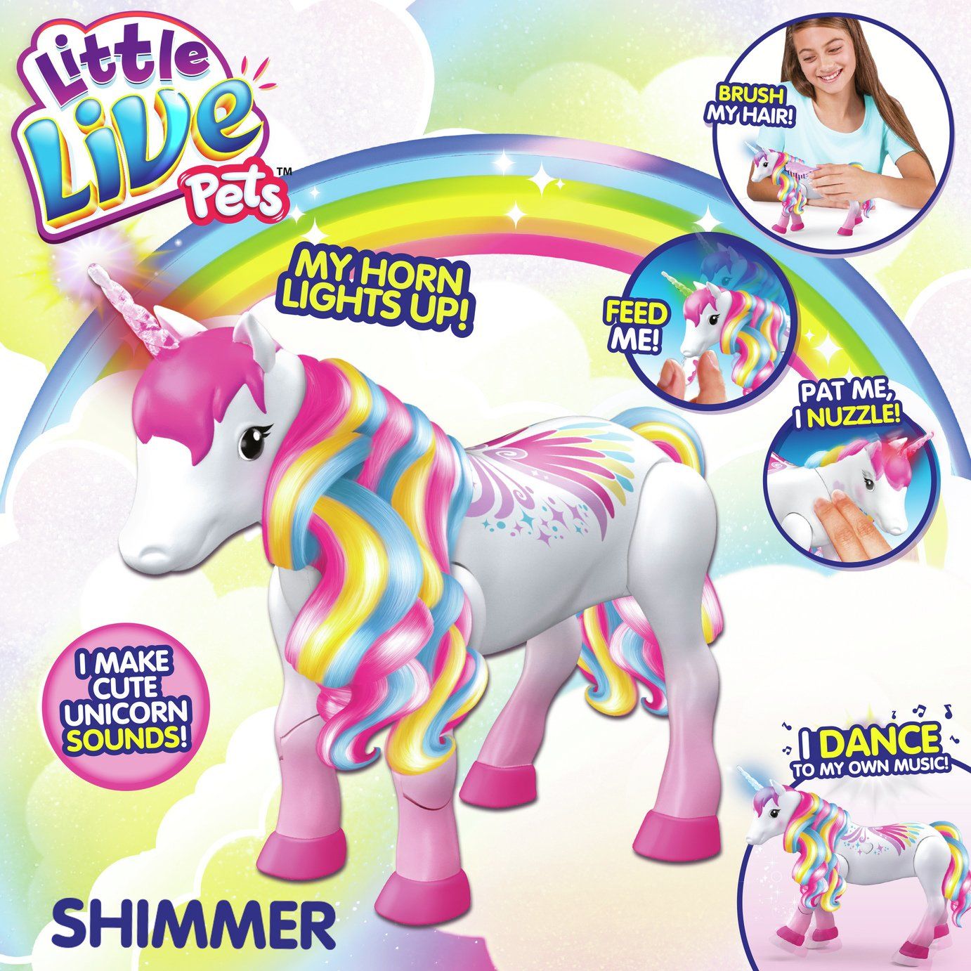 little live pets unicorn argos