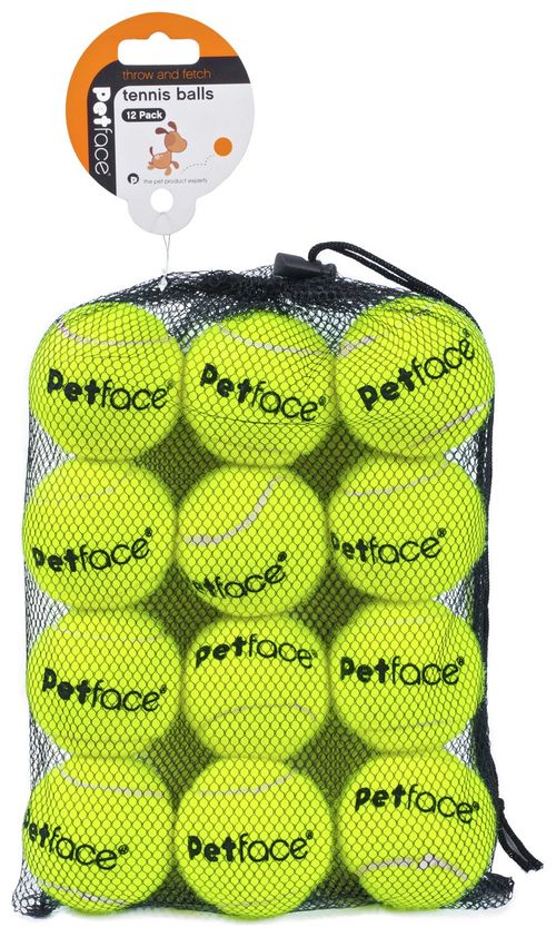 Petface Tennis Balls - 12 pack