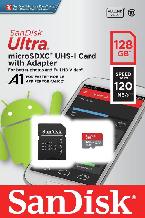 SanDisk Ultra 120MBs...