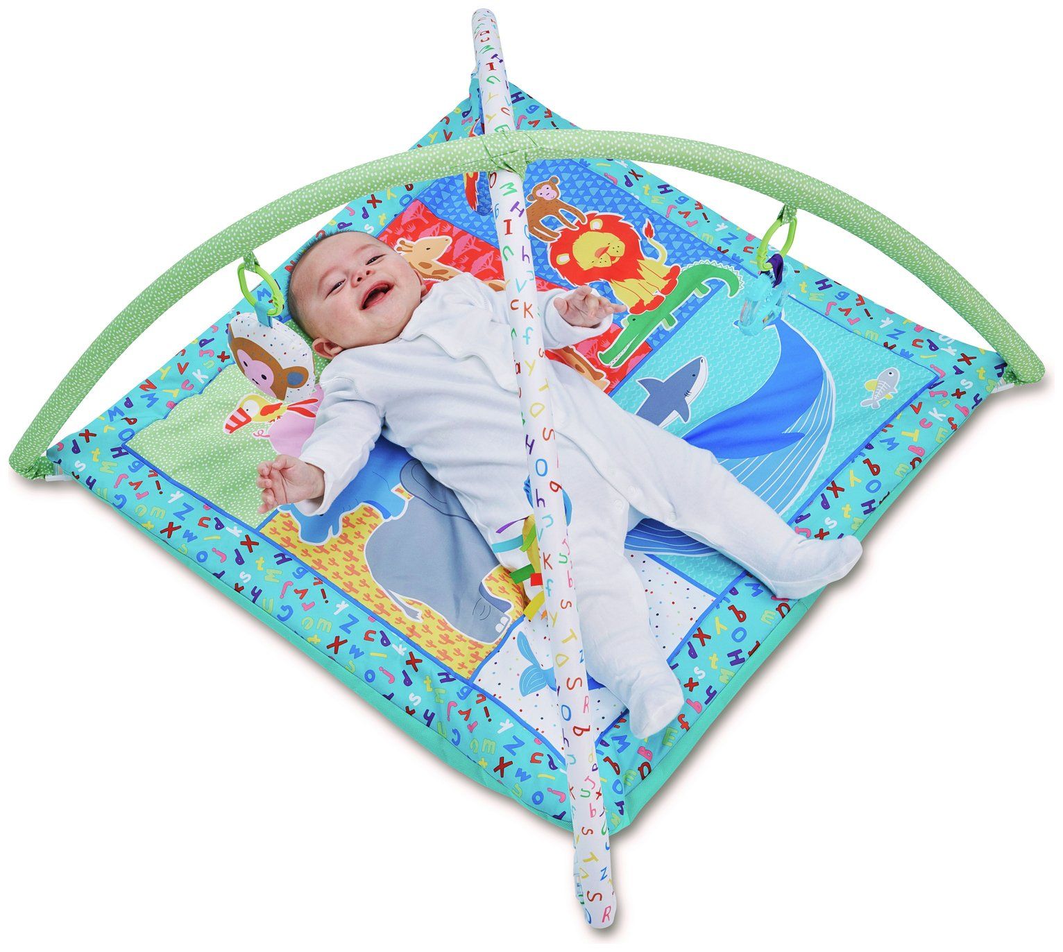 chad valley baby bright ocean large playmat