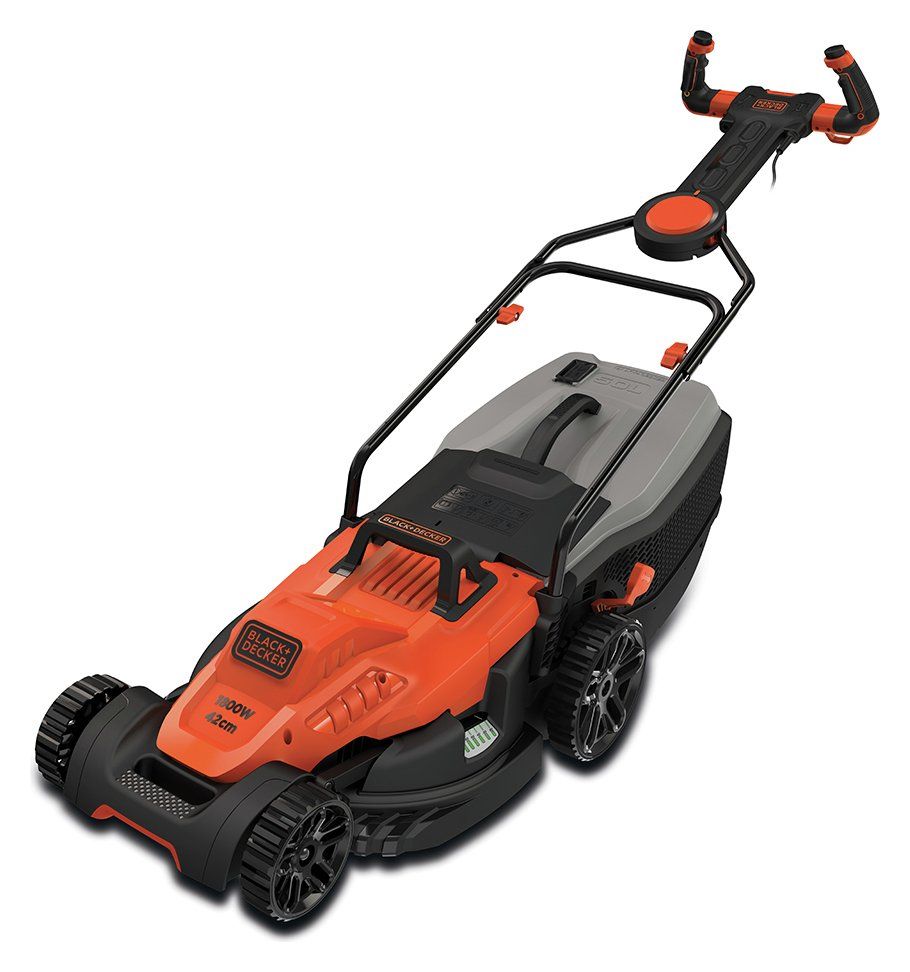 Black Decker 42cm Corded Rotary Lawnmower 1800W 185.00