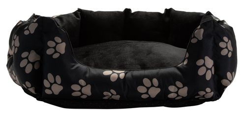 Paw Print Oval Pet Bed - Small