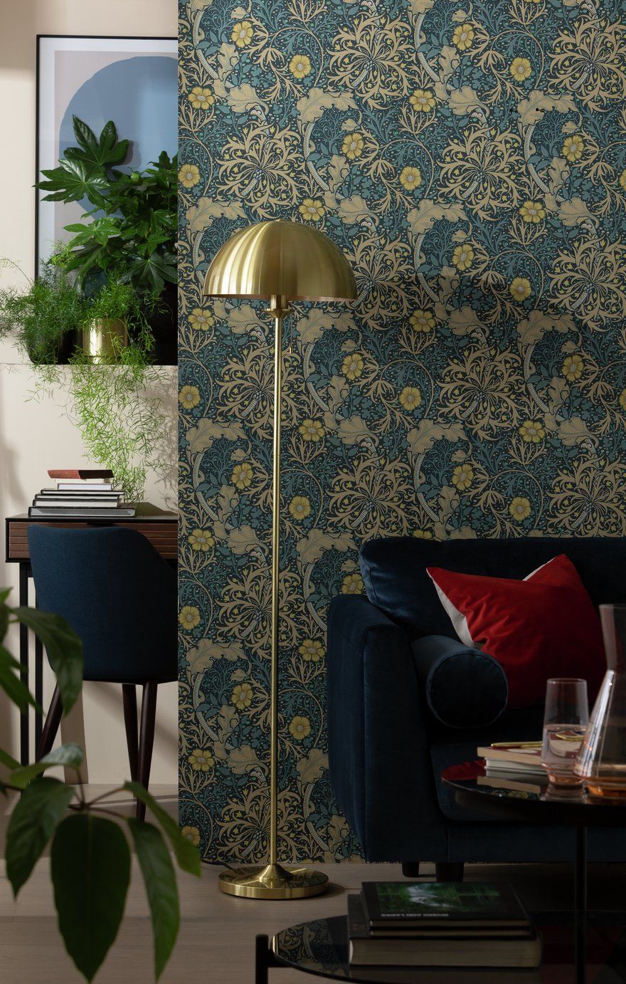 Habitat Manor House Floor Lamp Brass 100.00 Closer