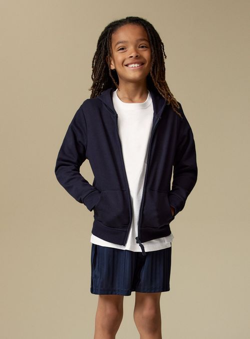 Navy Zip-Through Hoodie 7...